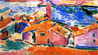 View of Collioure painting.