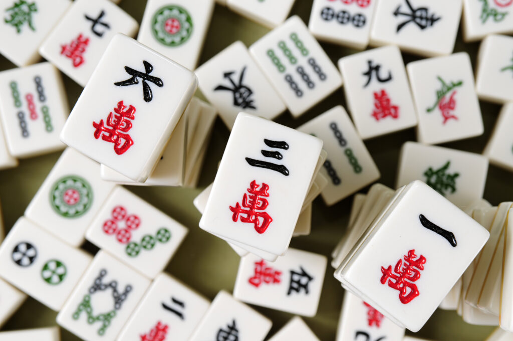 Chinese tile game.